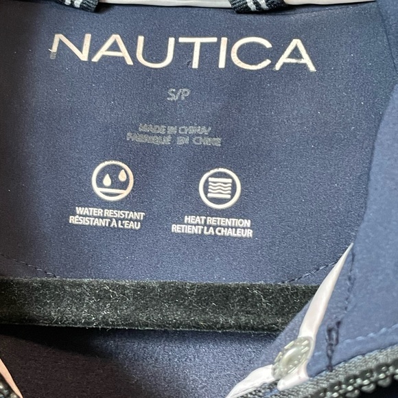 Nautica Water Resistant Soft Shell Women’s Navy Blue Jacket. Size  Small - Picture 3 of 15